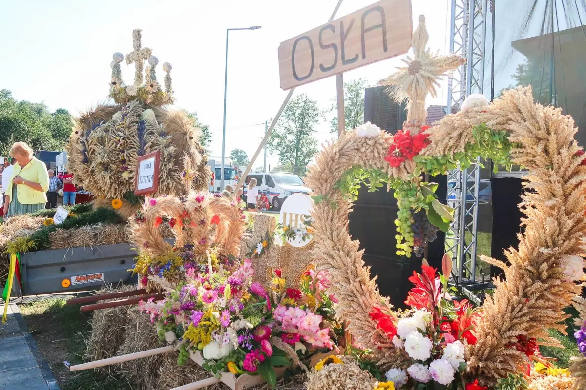 Dożynki gminne w Gromadce
