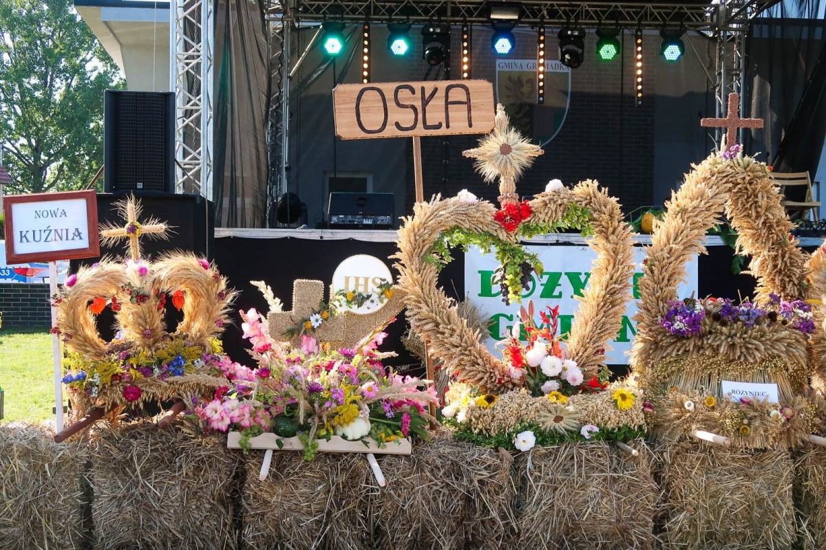 Dożynki gminne w Gromadce