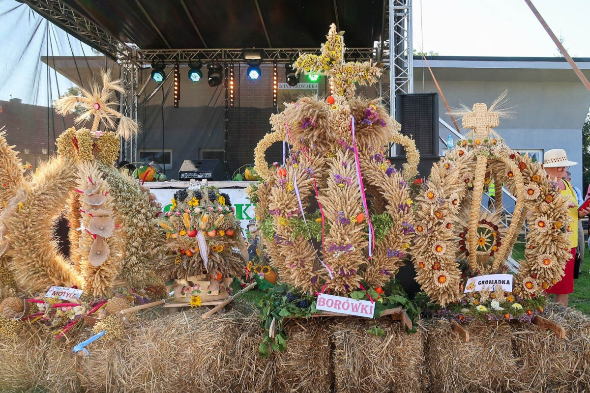Dożynki gminne w Gromadce