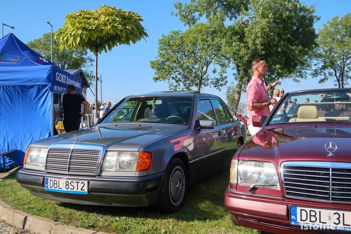 Auta na zlocie w Kruszynie