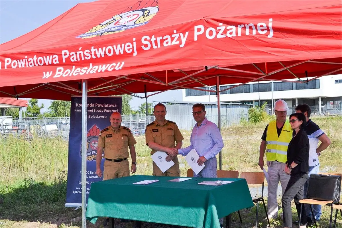 Ruszyła budowa nowej komendy straży pożarnej w Bolesławcu