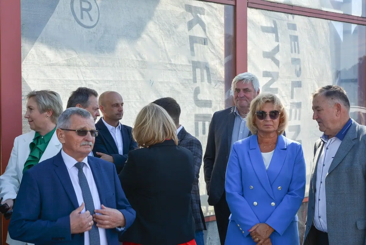 Konferencja przy ulicy Bobrowej w Bolesławcu