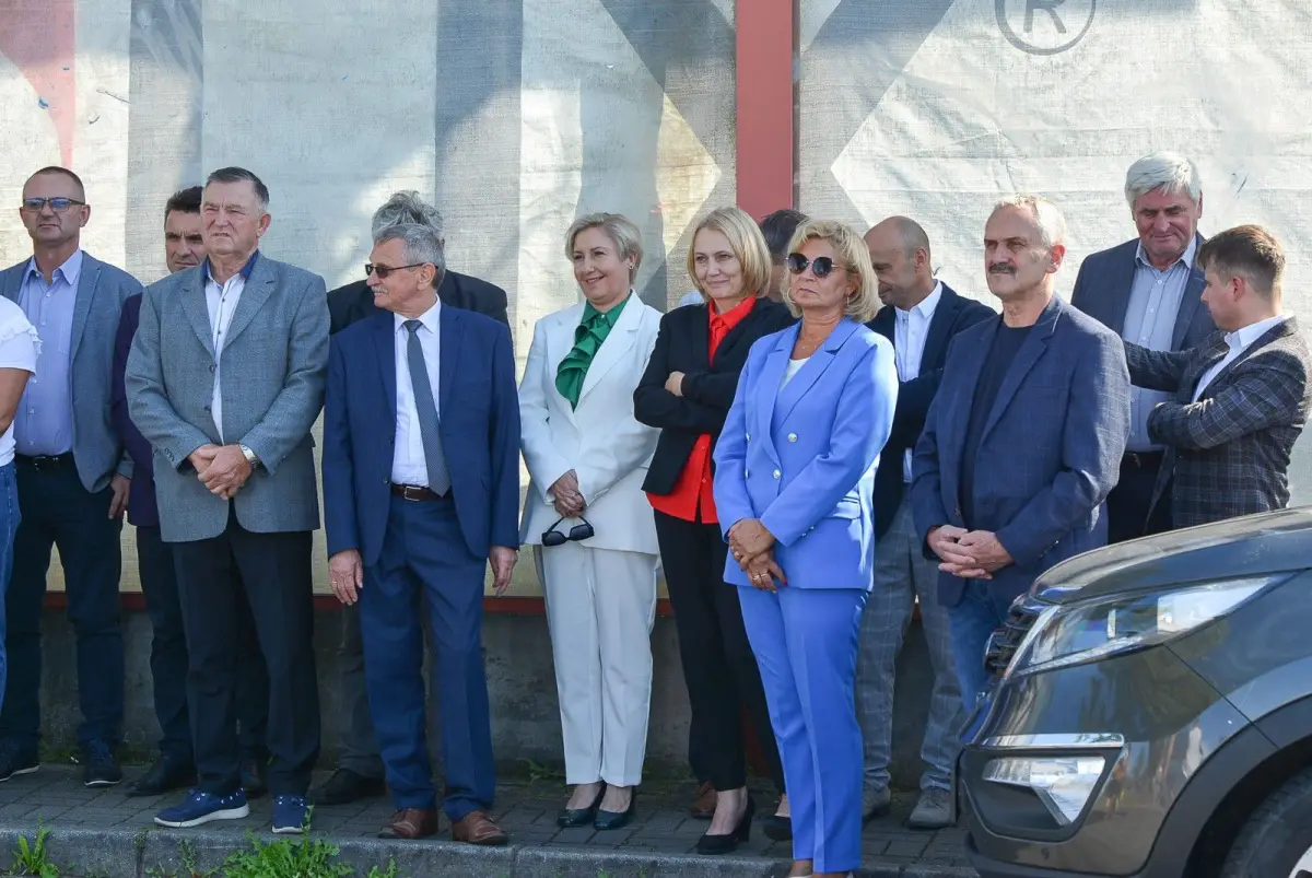 Konferencja przy ulicy Bobrowej w Bolesławcu