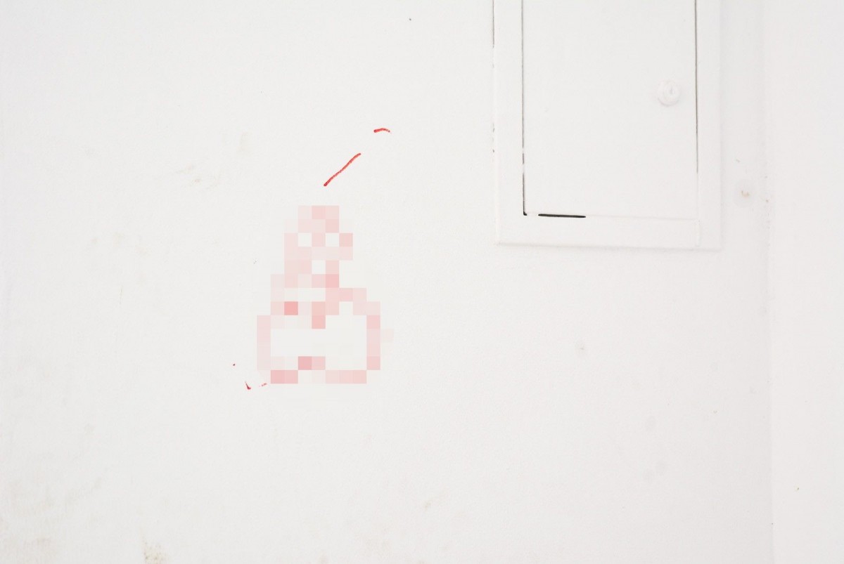 Działalność wandali przy ulicy Zacisze w Bolesławcu