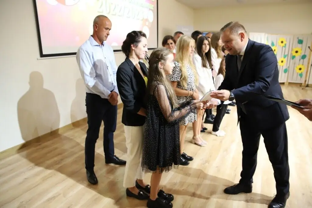 Урочистість у Народному домі в Bożejowicach