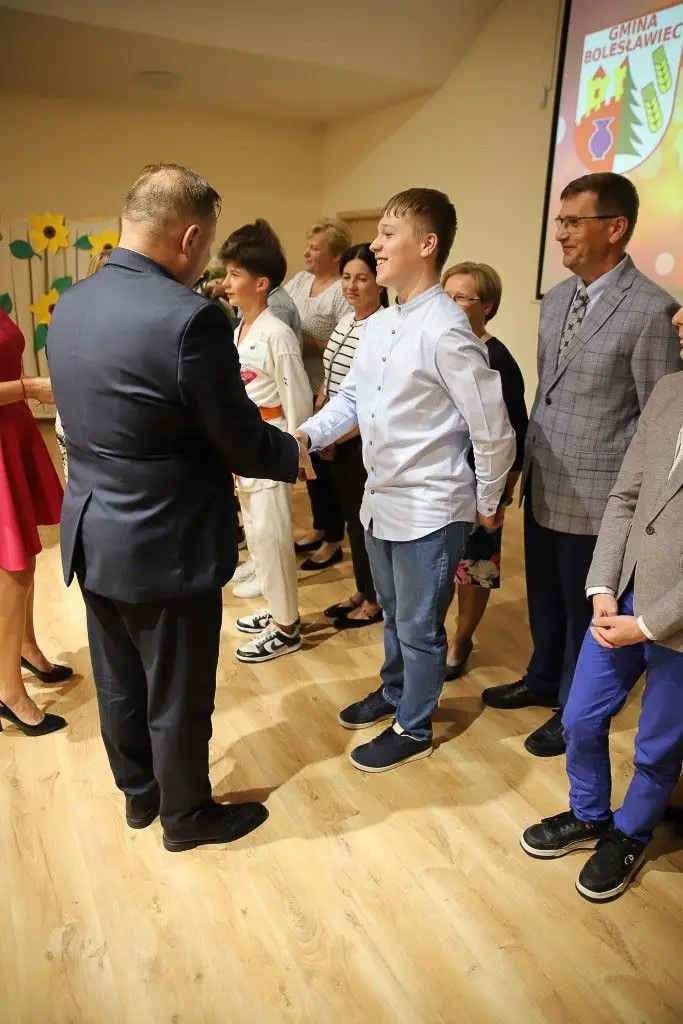 Урочистість у Народному домі в Bożejowicach