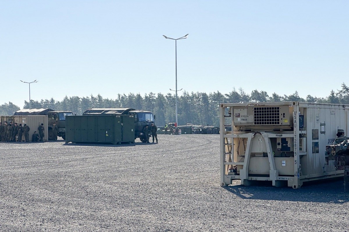 Otwarcie obozowiska dla US Army w Trzebieniu