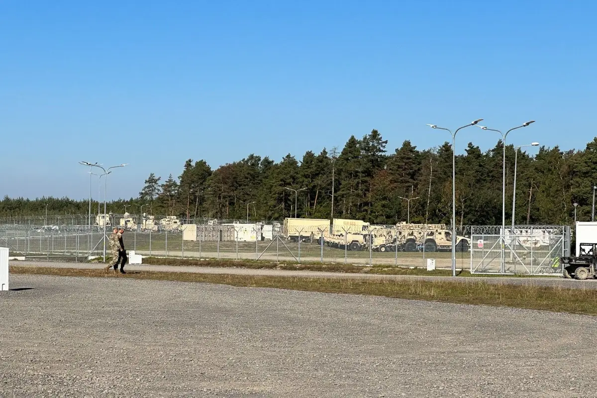 Otwarcie obozowiska dla US Army w Trzebieniu