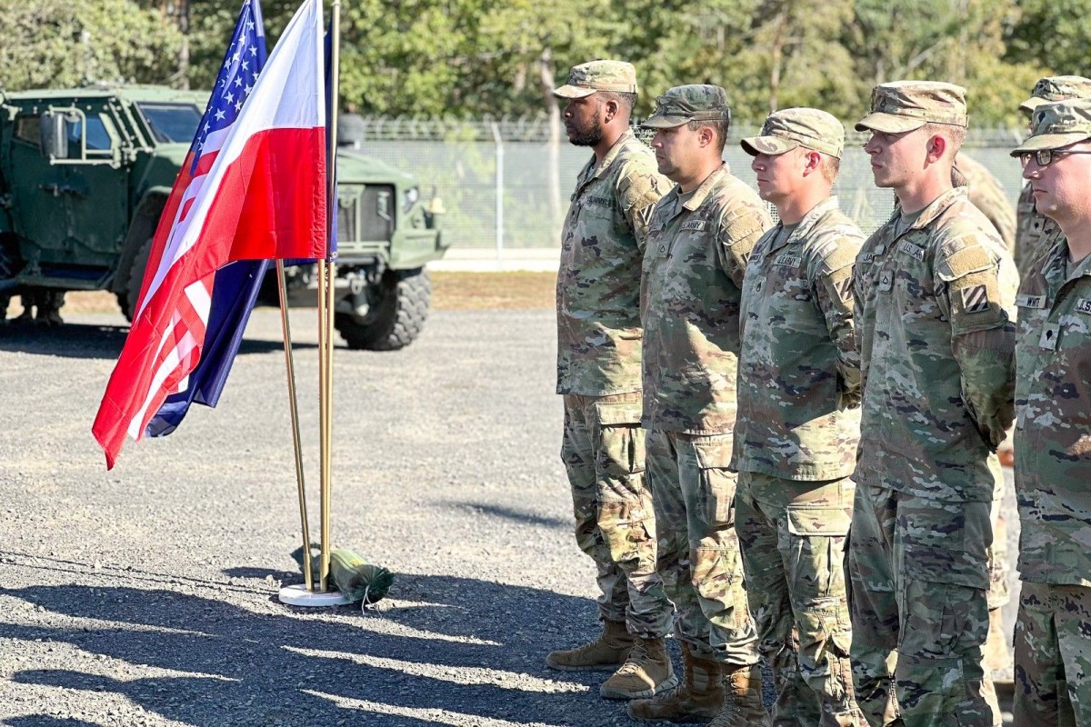 Otwarcie obozowiska dla US Army w Trzebieniu