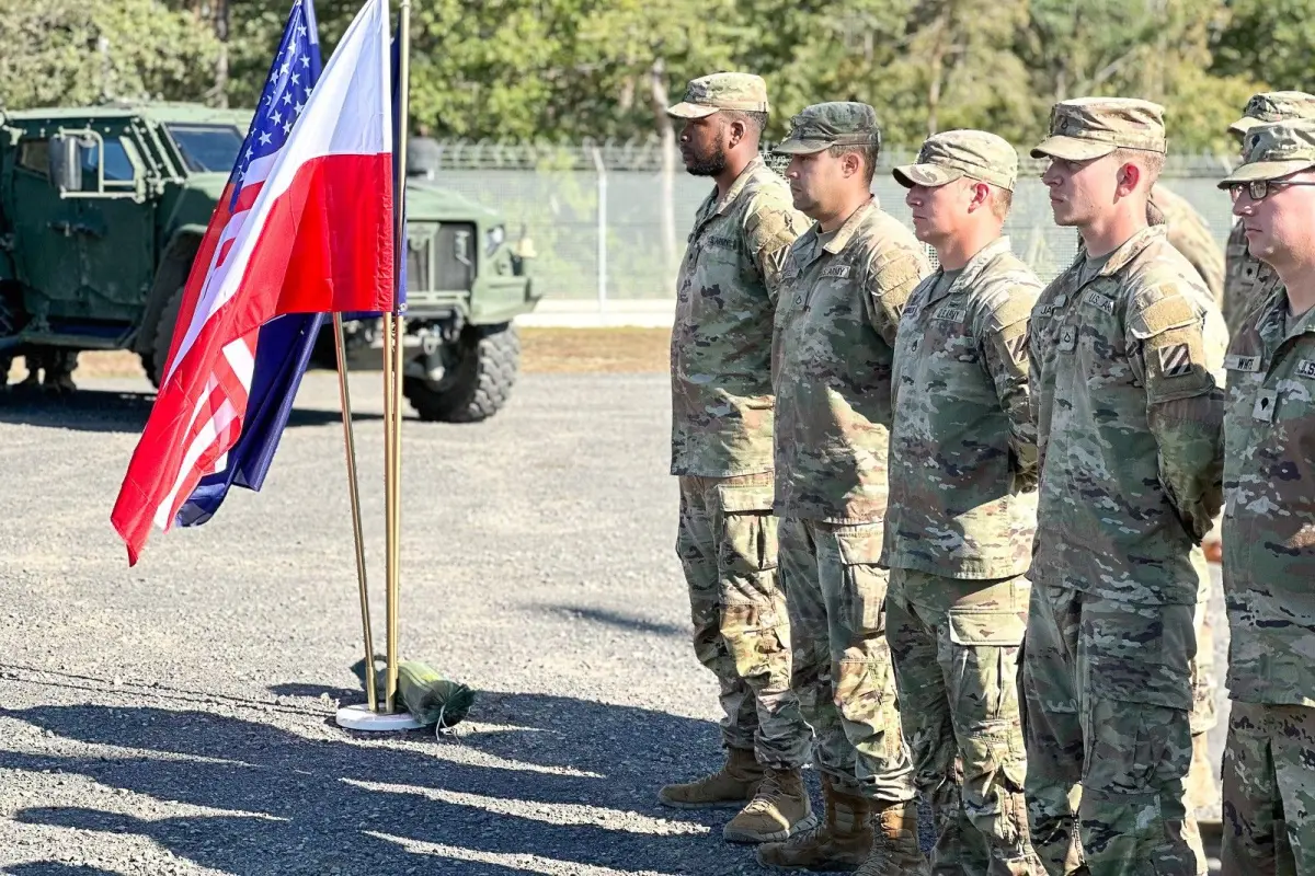 Otwarcie obozowiska dla US Army w Trzebieniu