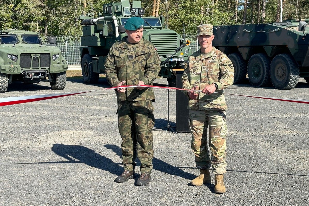 Otwarcie obozowiska dla US Army w Trzebieniu