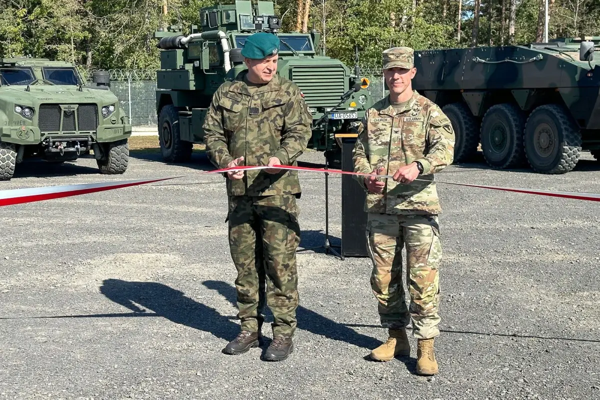 Otwarcie obozowiska dla US Army w Trzebieniu