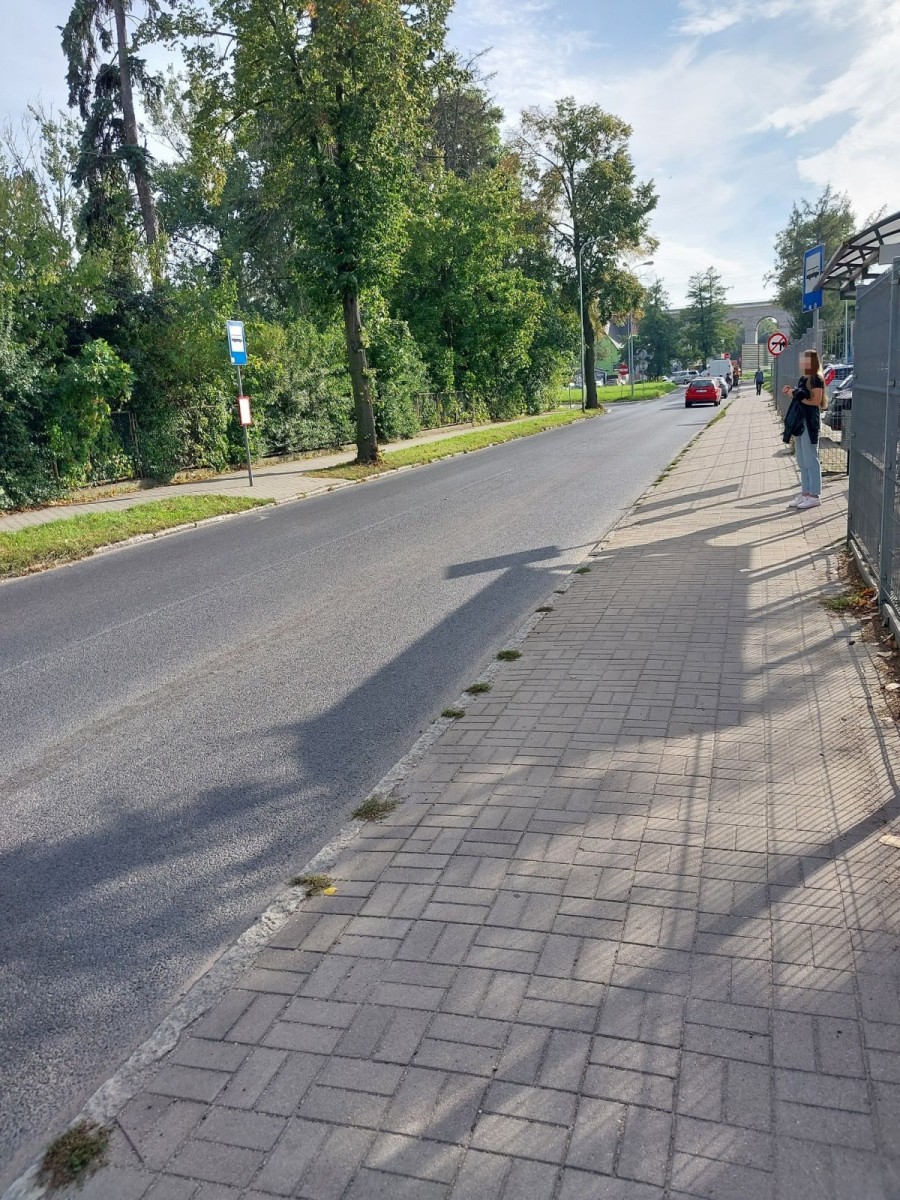 Czytelniczka: brak pasów i problemy z chodnikami