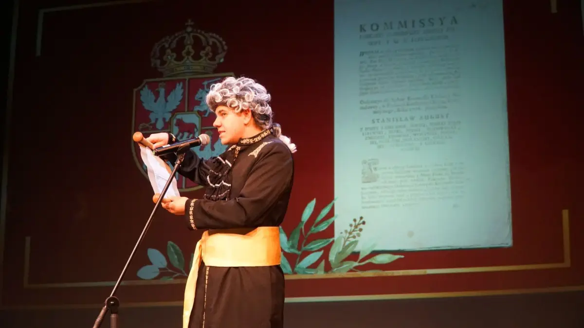Uroczystość w Teatrze Starym w Bolesławcu