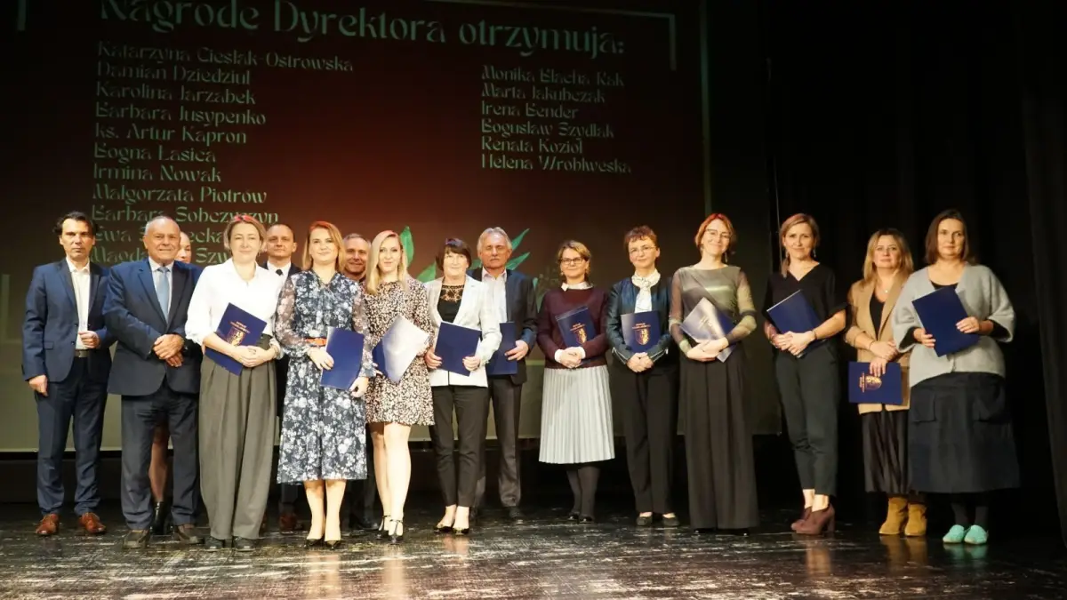 Uroczystość w Teatrze Starym w Bolesławcu