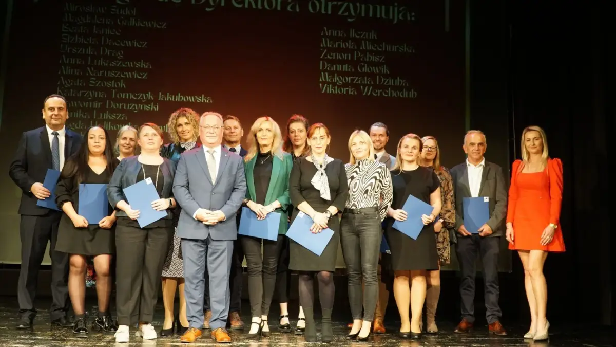 Uroczystość w Teatrze Starym w Bolesławcu