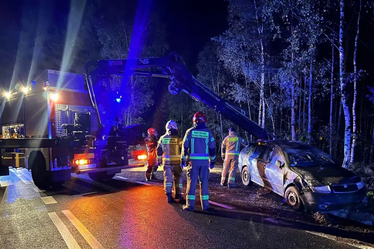 Zdarzenie między Dobrą a Osieczowem