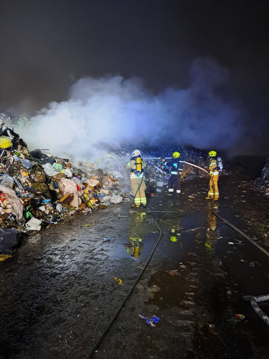 Kolejny pożar na strefie w Osłej