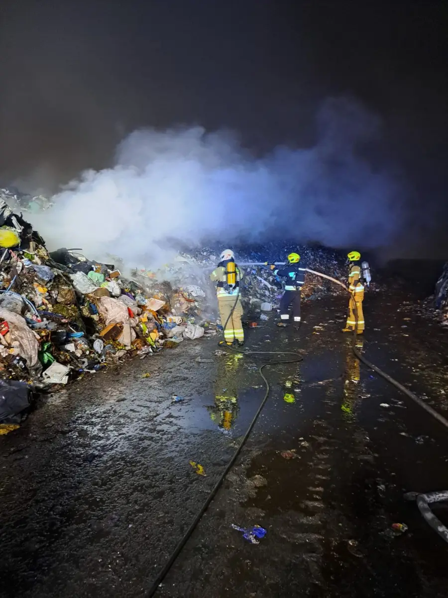 Kolejny pożar na strefie w Osłej