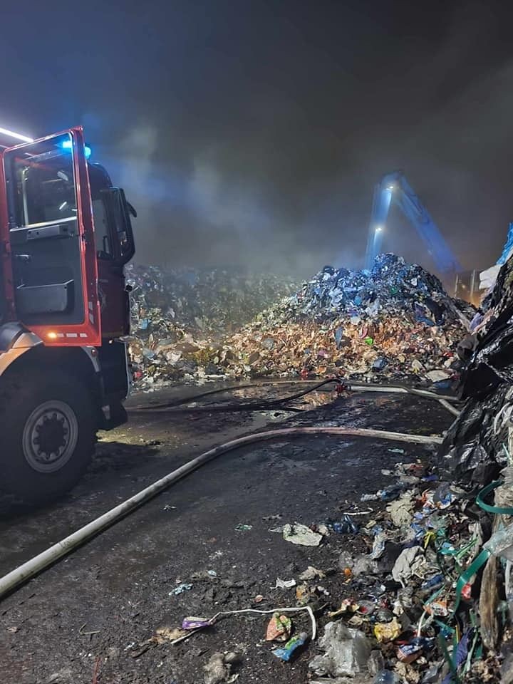 Kolejny pożar na strefie w Osłej