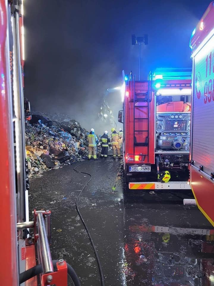 Kolejny pożar na strefie w Osłej