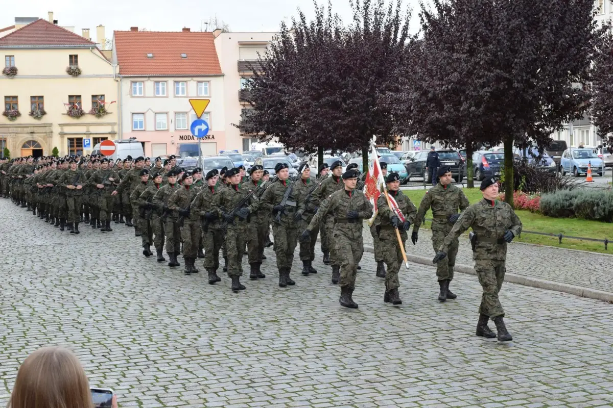 Uroczysta przysięga wojskowa w Chojnowie