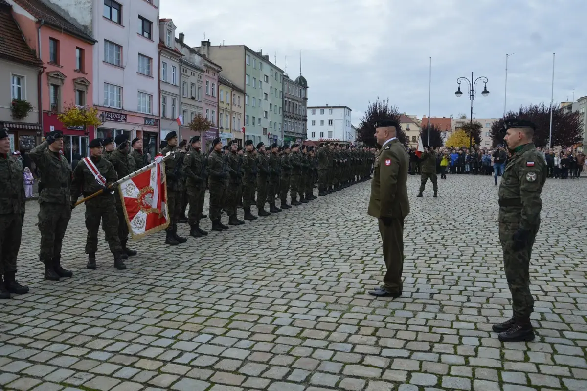 Uroczysta przysięga wojskowa w Chojnowie