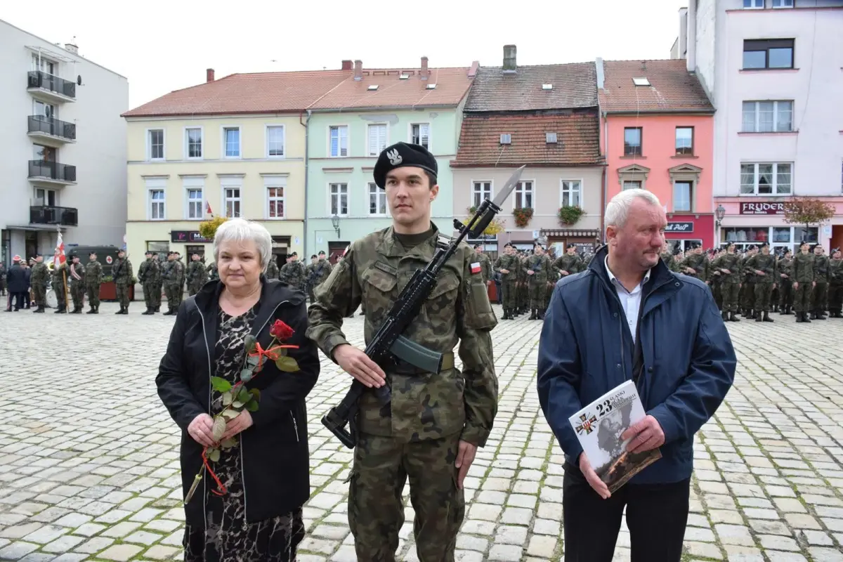 Uroczysta przysięga wojskowa w Chojnowie