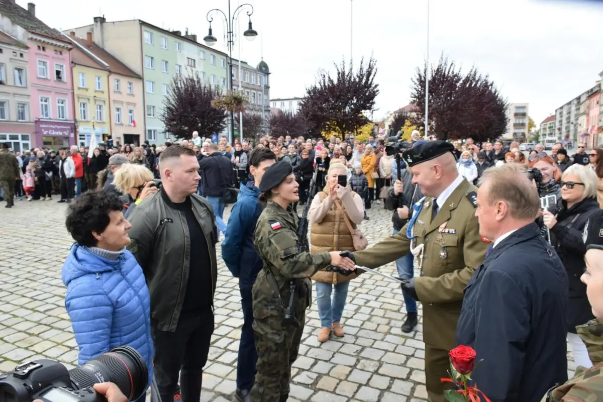 Uroczysta przysięga wojskowa w Chojnowie