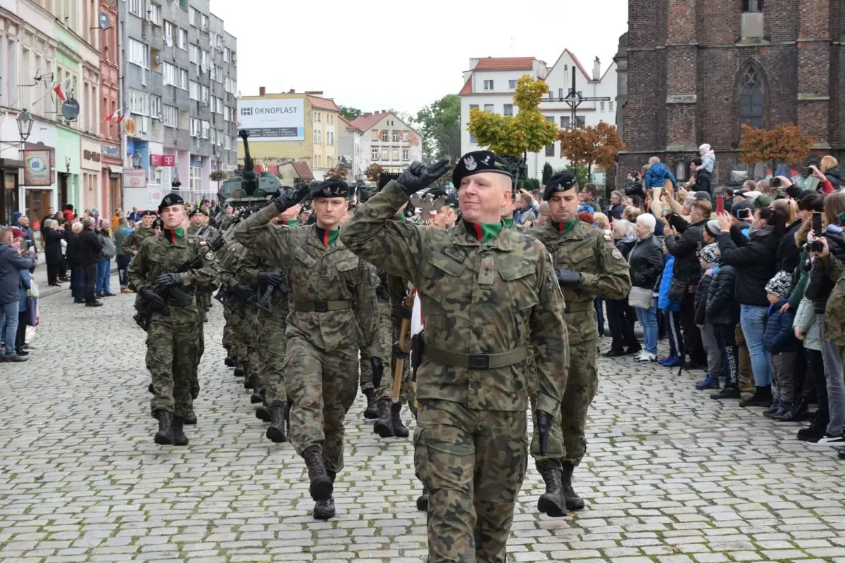 Uroczysta przysięga wojskowa w Chojnowie