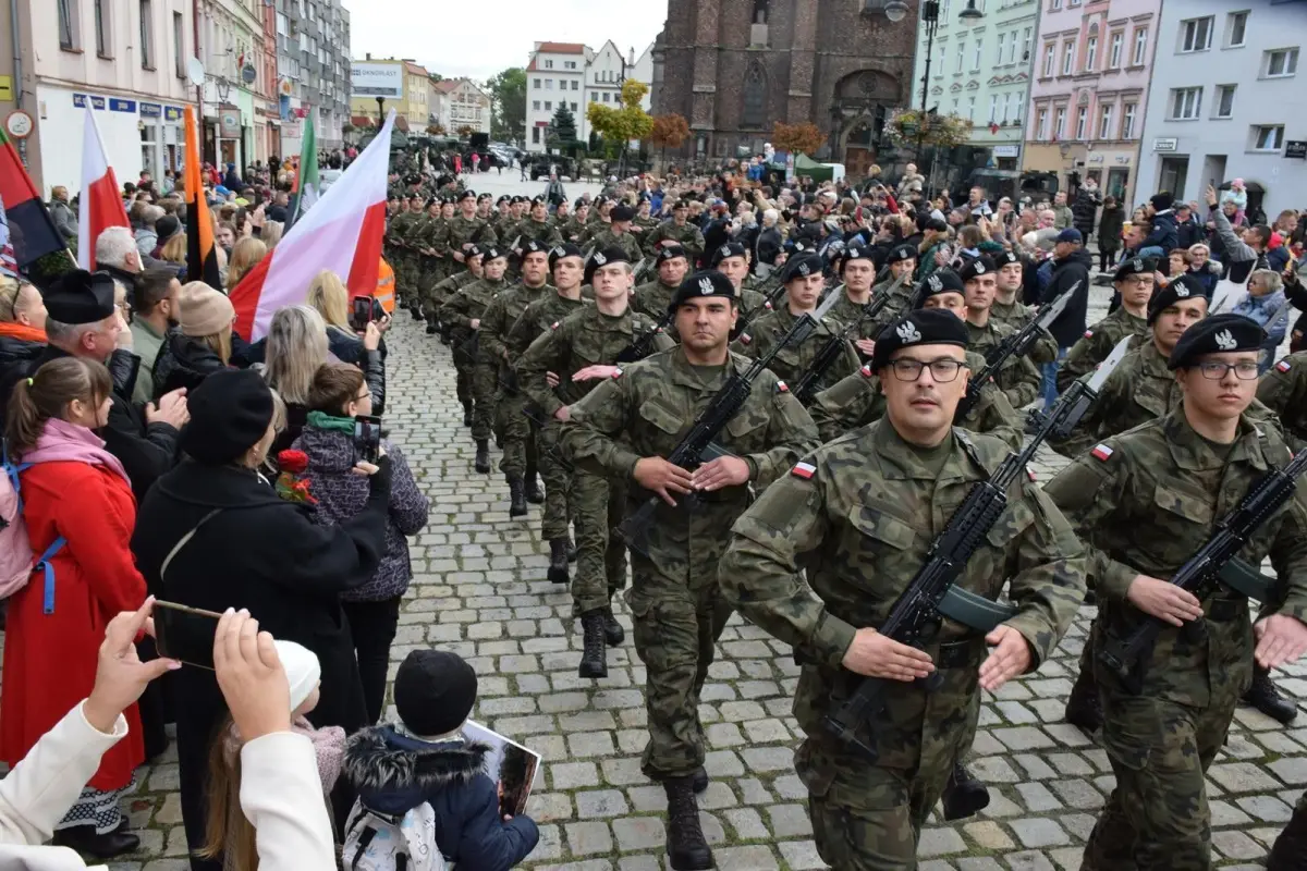 Uroczysta przysięga wojskowa w Chojnowie