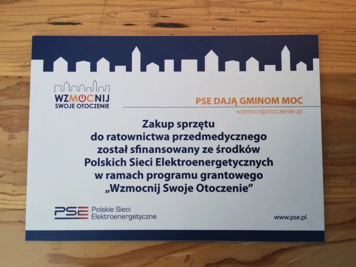 Strażacy z Nowogrodźca z nowym sprzętem