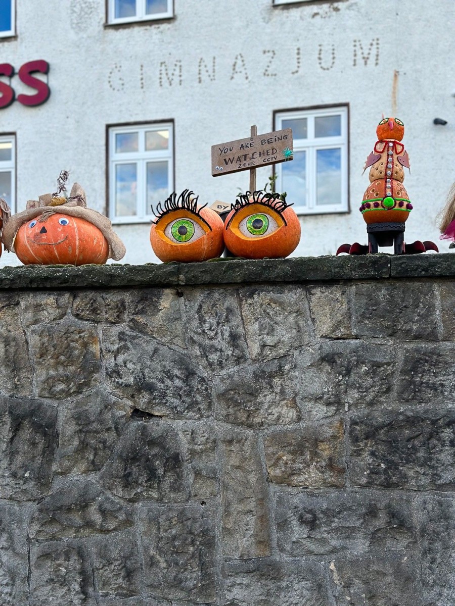 Halloweenowa wystawa w Oxpressie