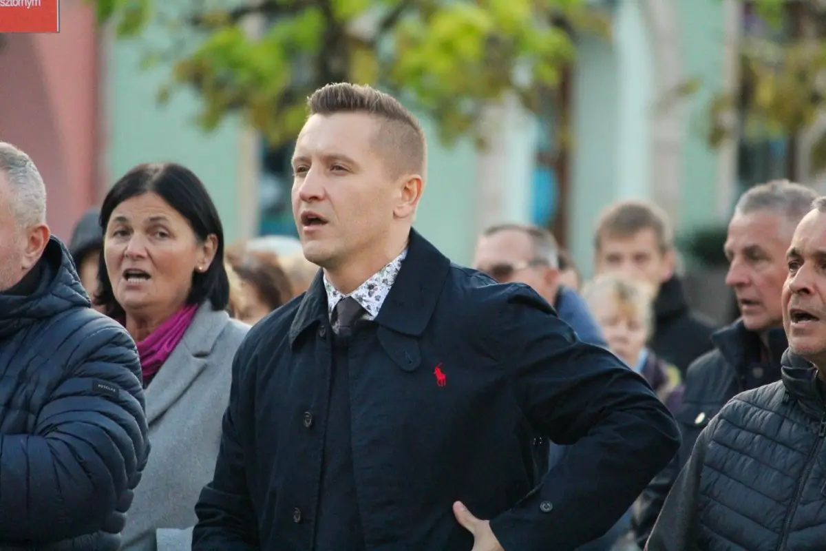 Uczestnicy zgromadzenia różańcowego