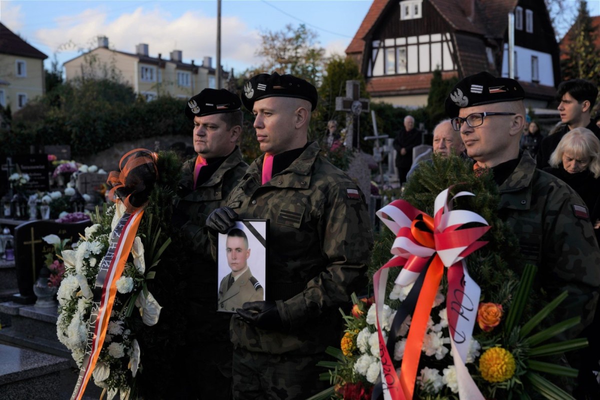 Pożegnanie śp. kpr. Pawła Szymczyszyna