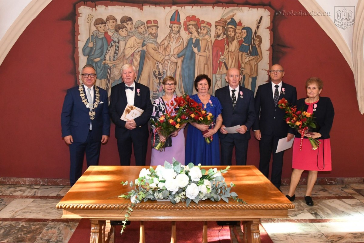 Uroczystość w Pałacu Ślubów w Bolesławcu