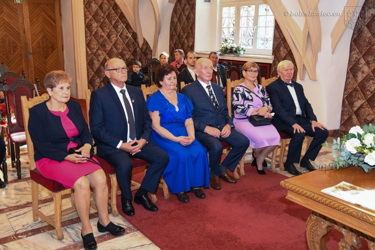 Uroczystość w Pałacu Ślubów w Bolesławcu