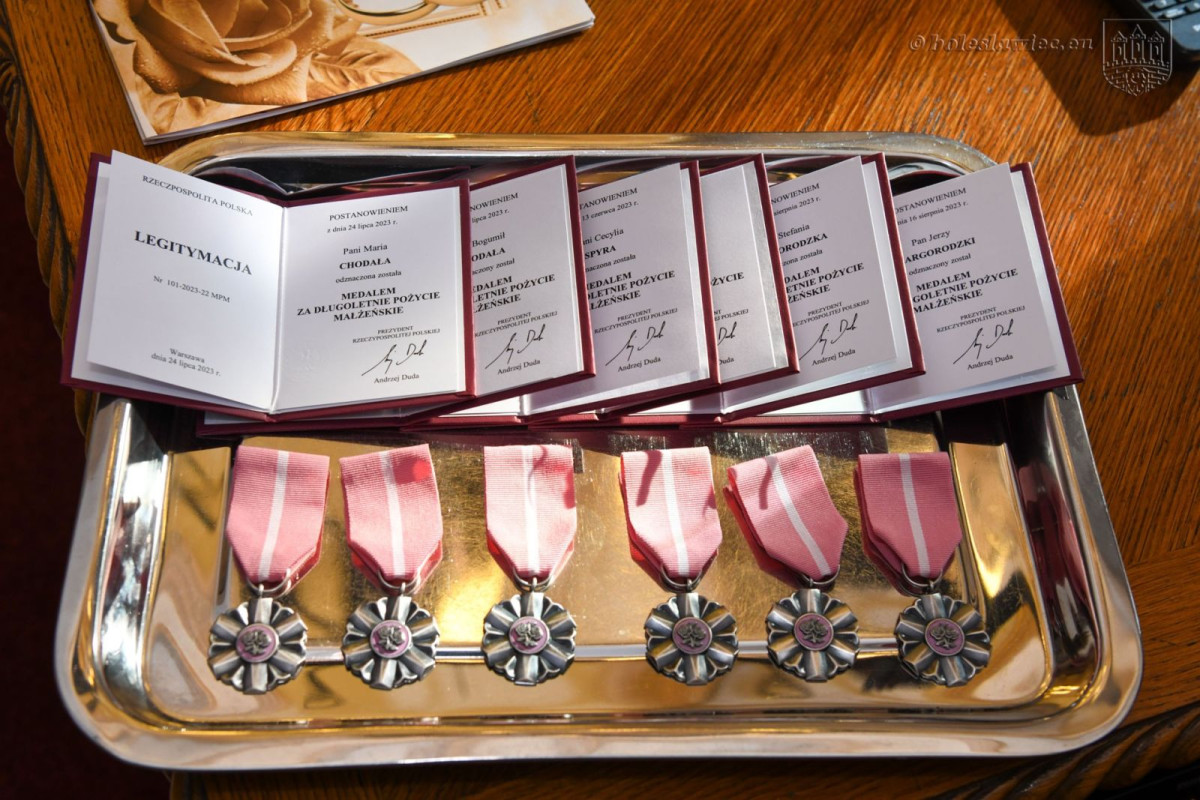 Uroczystość w Pałacu Ślubów w Bolesławcu