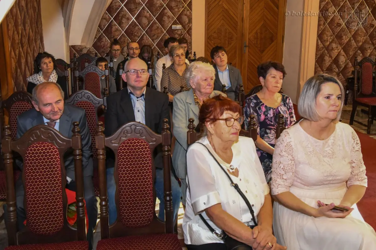 Uroczystość w Pałacu Ślubów w Bolesławcu