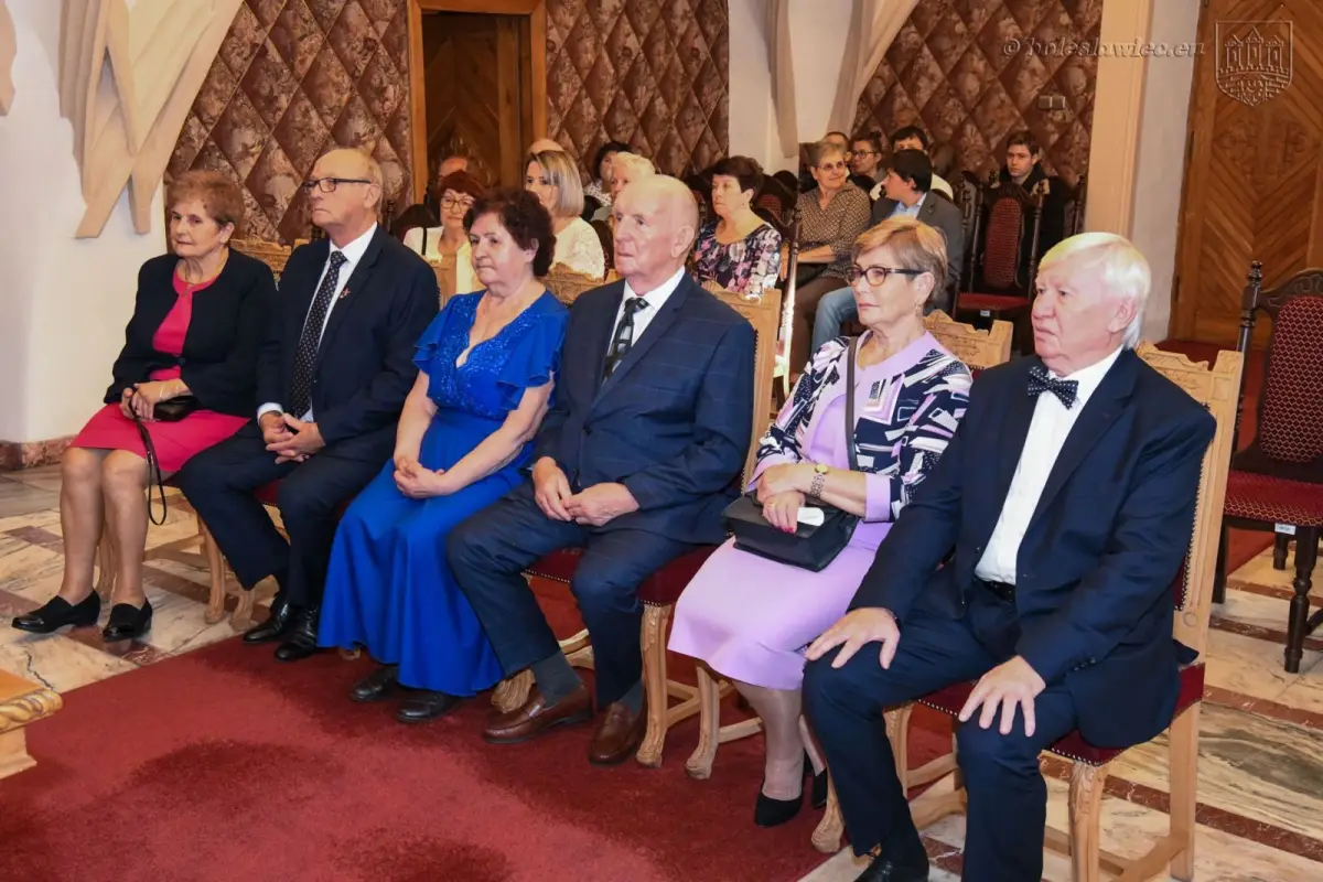 Uroczystość w Pałacu Ślubów w Bolesławcu