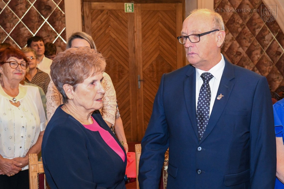 Uroczystość w Pałacu Ślubów w Bolesławcu