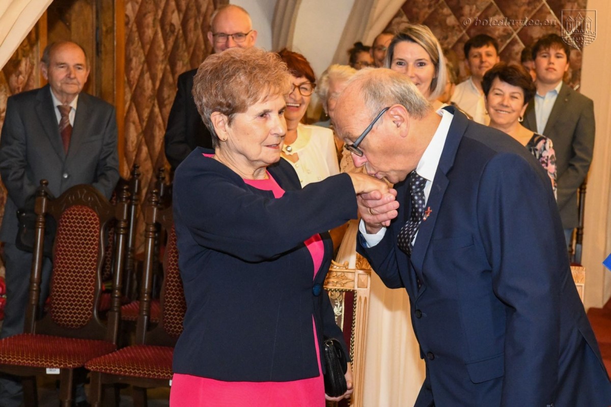 Uroczystość w Pałacu Ślubów w Bolesławcu