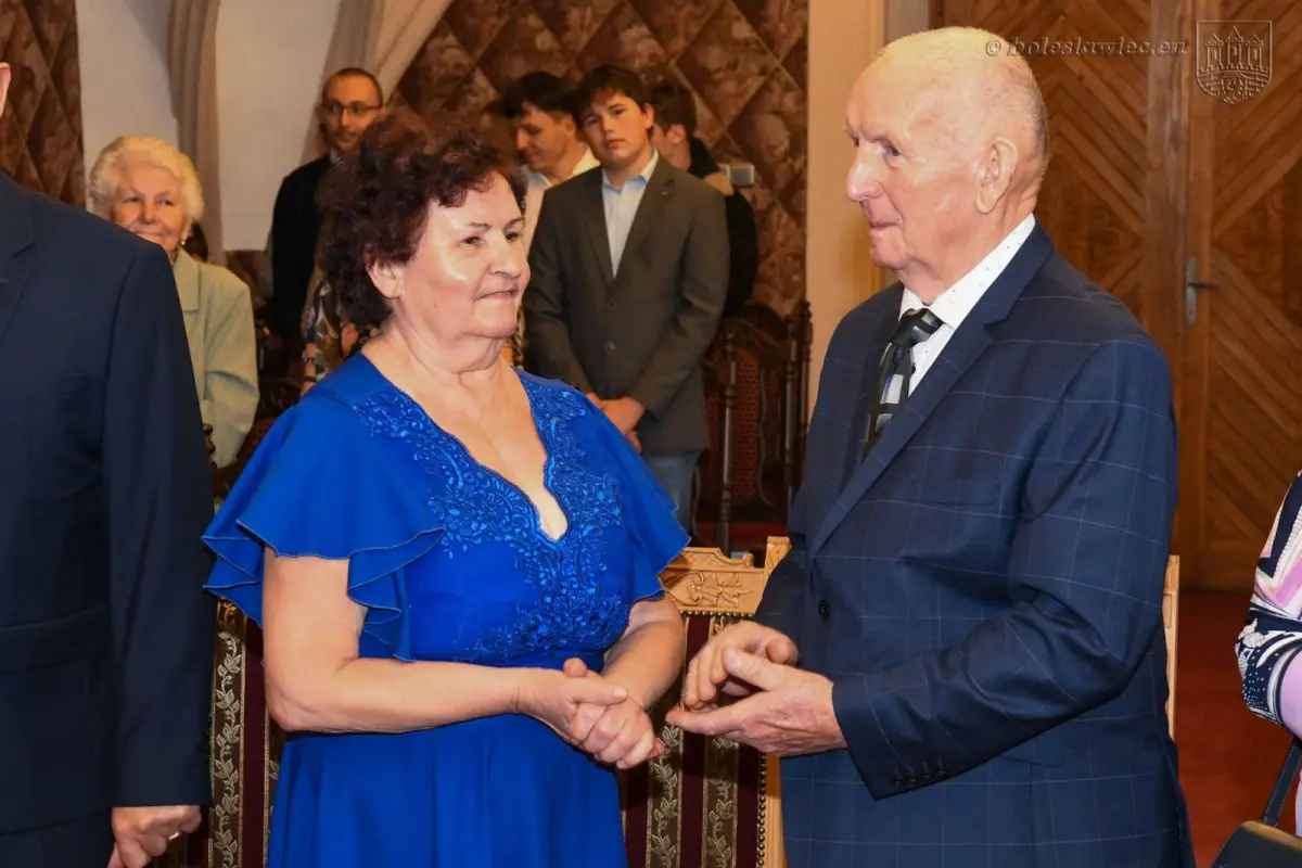 Uroczystość w Pałacu Ślubów w Bolesławcu