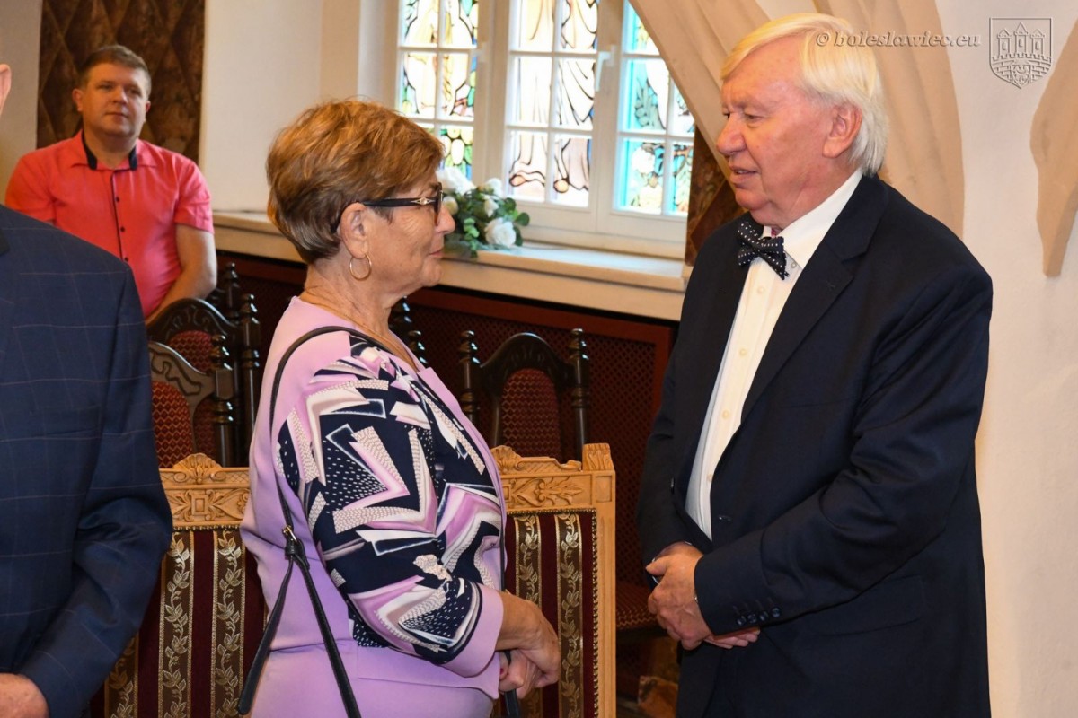 Uroczystość w Pałacu Ślubów w Bolesławcu