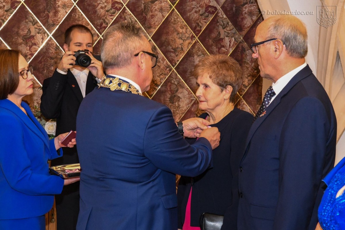 Uroczystość w Pałacu Ślubów w Bolesławcu