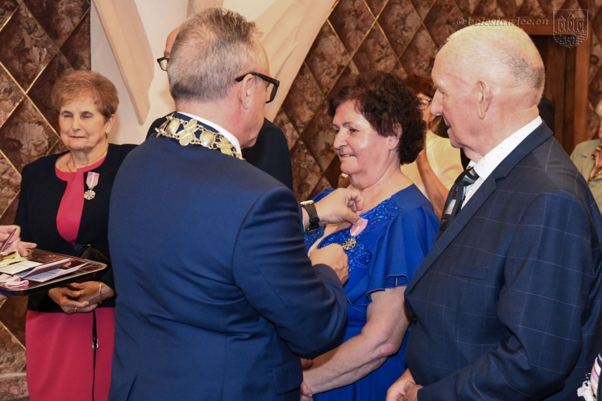 Uroczystość w Pałacu Ślubów w Bolesławcu