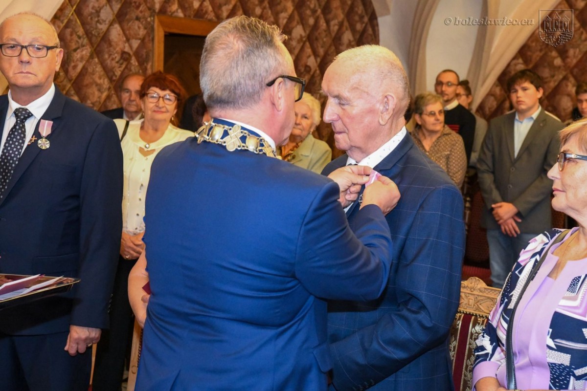 Uroczystość w Pałacu Ślubów w Bolesławcu