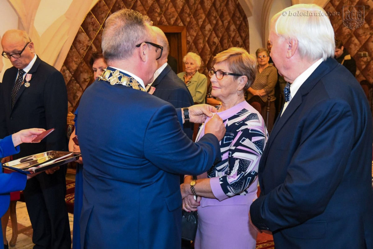 Uroczystość w Pałacu Ślubów w Bolesławcu