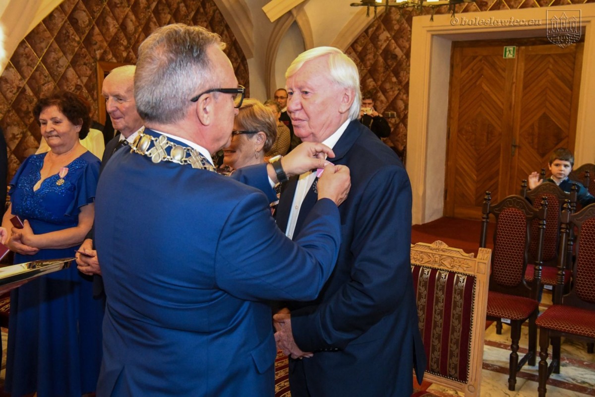 Uroczystość w Pałacu Ślubów w Bolesławcu