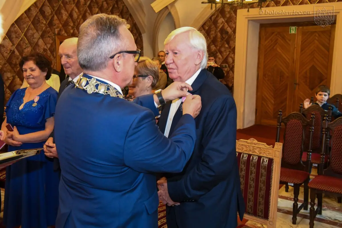 Uroczystość w Pałacu Ślubów w Bolesławcu